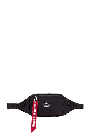 Alpha Industries Crew Waist Bag In Black