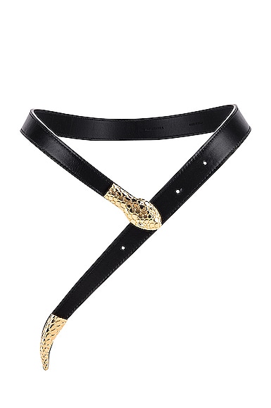 Altuzarra Snake Belt in Black | FWRD display picture 3