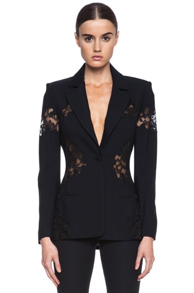 Acacia Viscose Blend Lace Blazer