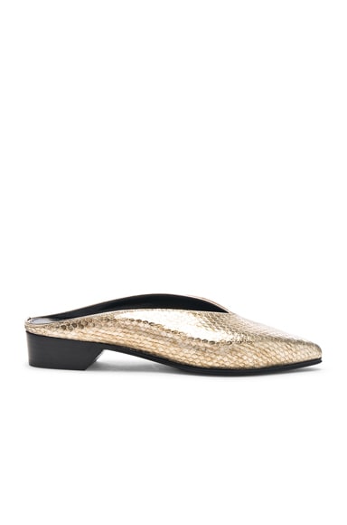 Python Embossed Pointy Almond Flats