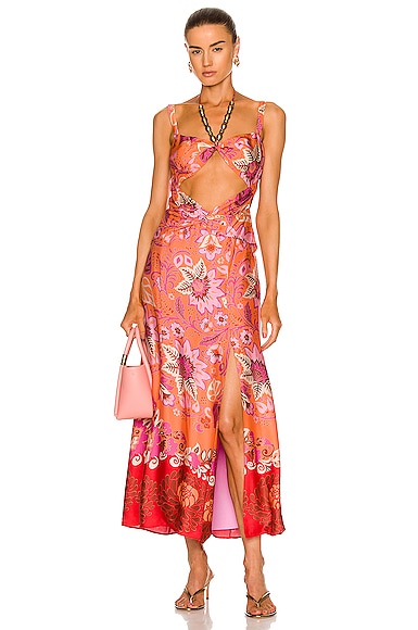 Alexis discount orange dress