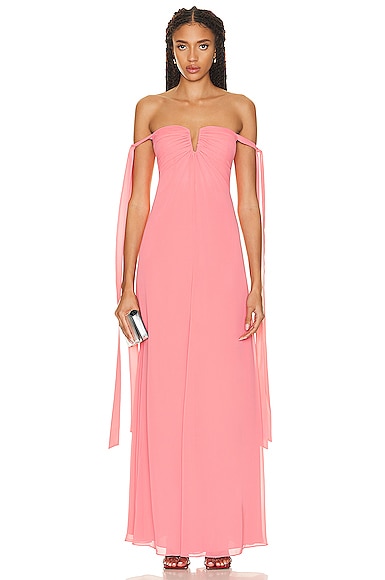 Shop Alexis Dali Dress In Coral Pink