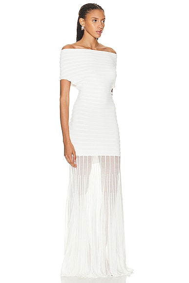 Shop Alexis Marce Dress In Blanc