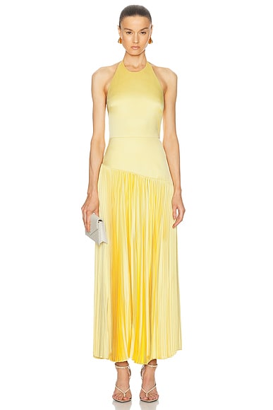 Alexis Saab Dress in Light Yellow