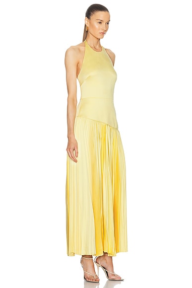 Shop Alexis Saab Dress In Light Yellow