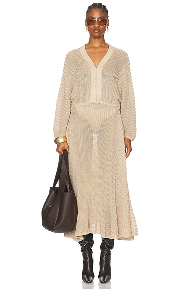 Heida Dress in Gold