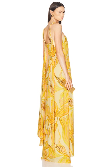 Alexis Amalfi Dress in Amber Lily