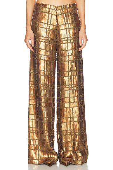 Gold sequin sweatpants shop