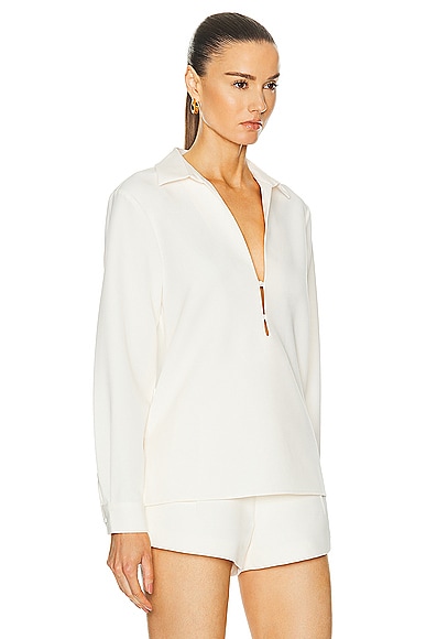 Shop Alexis Morison Top In Ivory