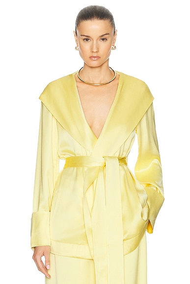 Alexis Mecca Top in Light Yellow