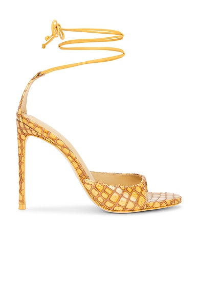 Sienna High Sandal in Saffron
