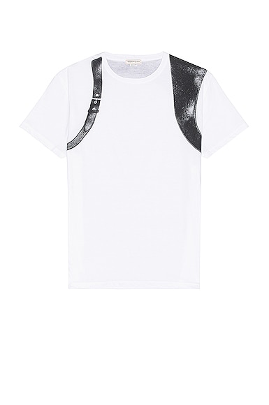 Alexander McQueen T-shirt in White & Black