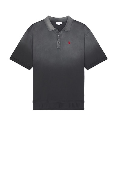 McQueen Oversized Polo in Black