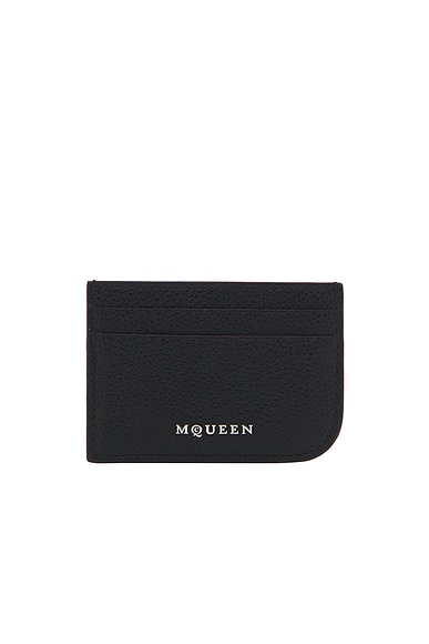 McQueen Sling Card Case in Black