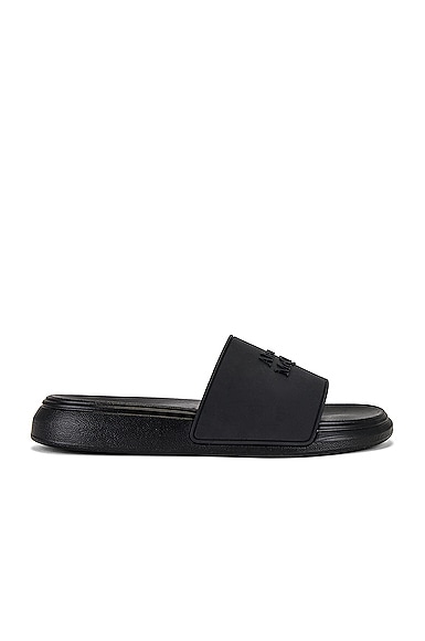 Alexander McQueen Slider Sandal in Black
