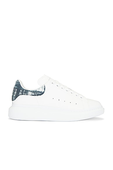 Shop Alexander Mcqueen Oversized Sneaker In White & Black