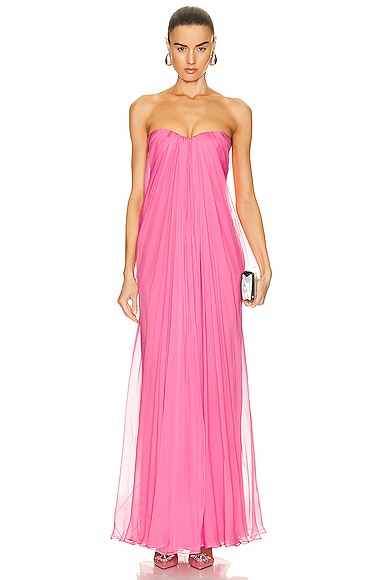 ANDRÉSD  draped bustier dress draped bustier dress | ANDRESD