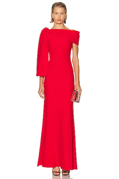 Alexander McQueen Evening Dress in Lust Red