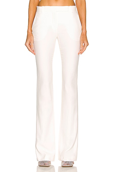 Alexander McQueen Tailored Pant in Light Ivory