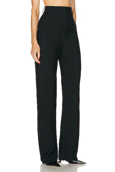 Alexander Mcqueen Tailored Trouser In Black