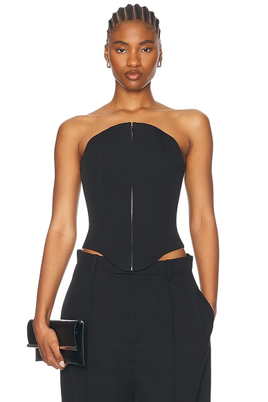 Emilio Pucci Halter Top in Blu & Medio | FWRD