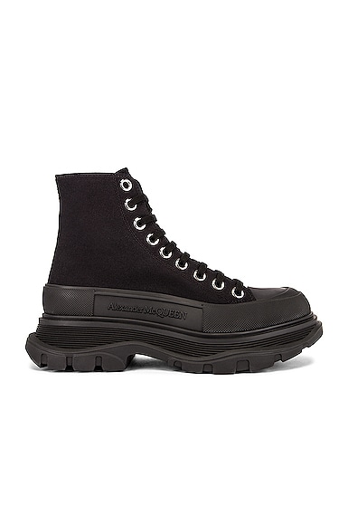 Alexander McQueen Tread Slick Boots in Black