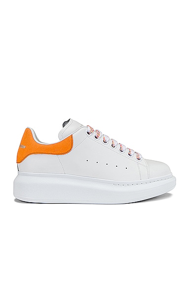 Alexander mcqueen trainers orange sale