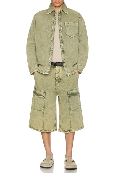 Wide Fit Cargo Bermuda