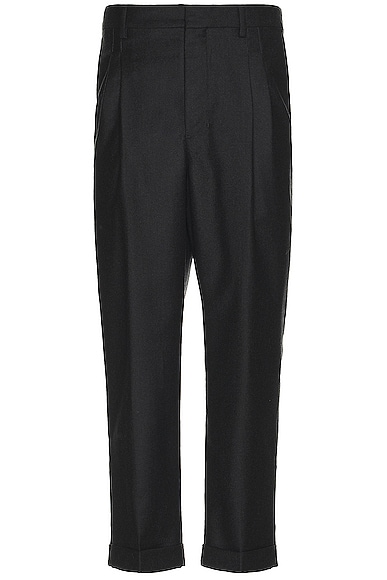 Shop Ami Alexandre Mattiussi Carrot Fit Trousers In Heather Grey
