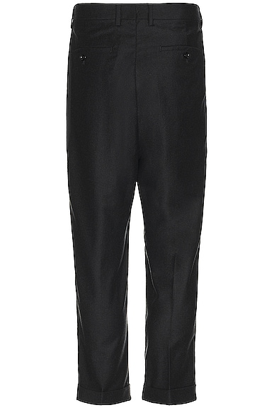 Shop Ami Alexandre Mattiussi Carrot Fit Trousers In Heather Grey