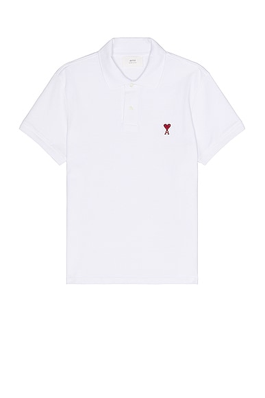 ami De Coeur Polo Shirt in White