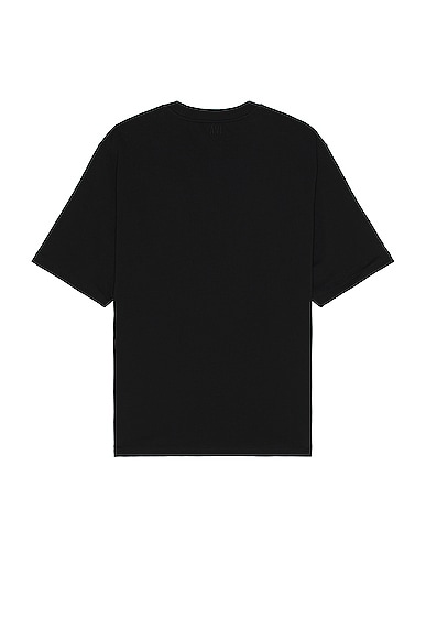 Shop Ami Alexandre Mattiussi De Coeur Tshirt In Black