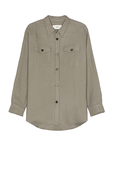 ami Overshirt in Taupe