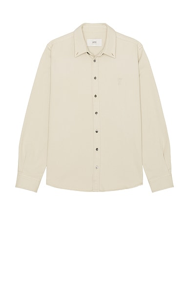 AMI Paris ADC Shirt in Off White