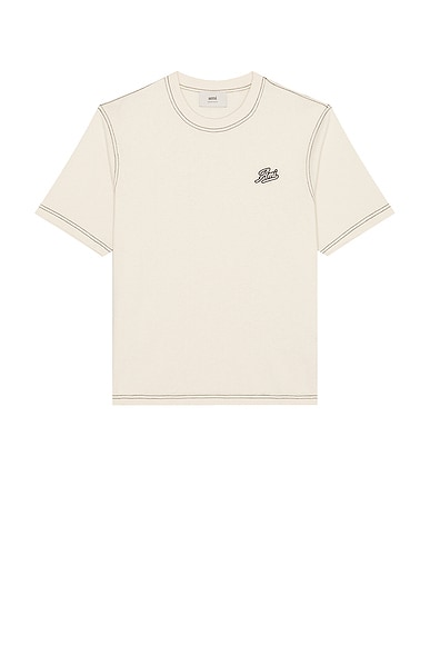 AMI Paris T-Shirt in White Cream