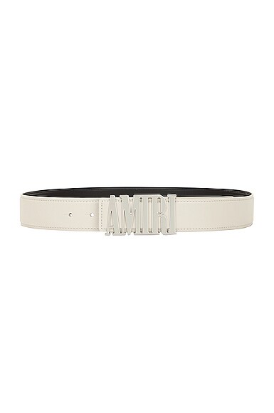 Amiri 4cm Belt in White