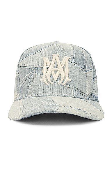 最新作の Stone in Hat Patchwork Denim Amiri Indigo FWRD | 帽子