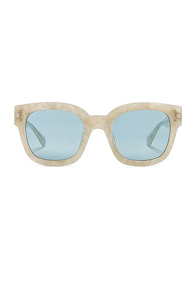 Amiri Classic Logo Sunglasses in Ivory