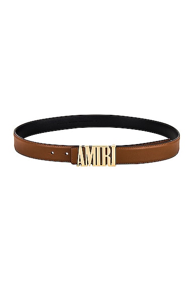 Amiri Core 3CM Nappa Belt in Black