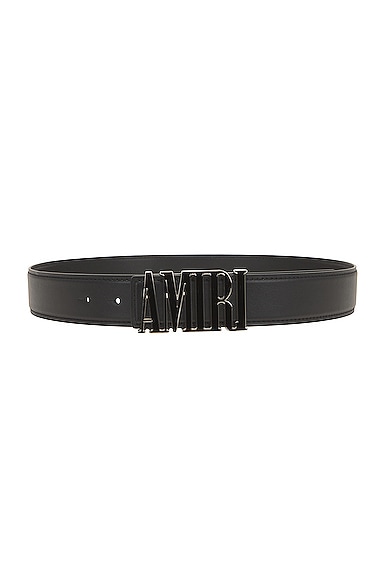Amiri Nappa Amiri Core 4cm Belt in Black