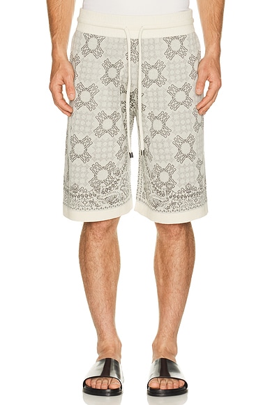 MA Quad Check Mesh Knit Short