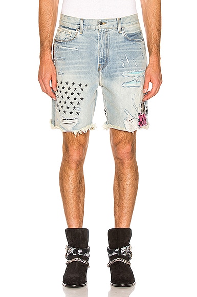 mike amiri jean shorts
