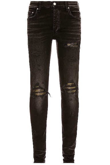 Leather Camo MX1 Jean