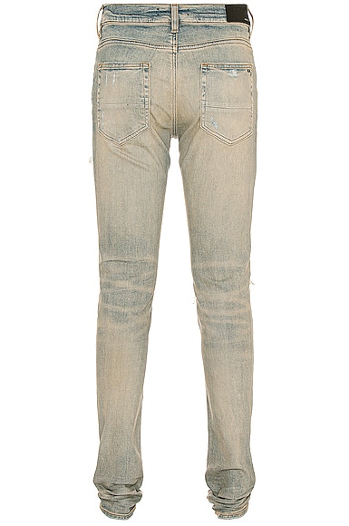 Jean Amiri MX1 Bandana - Argile Indigo - Taille 34 - Neuf Avec Étiquettes