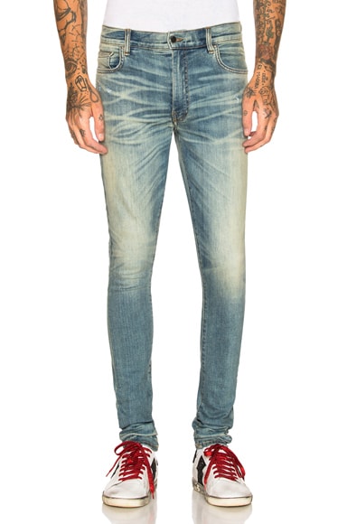 Amiri stack deals jeans classic indigo