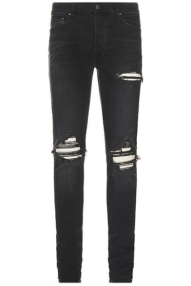 Amiri Art Patch Jean in Black FWRD