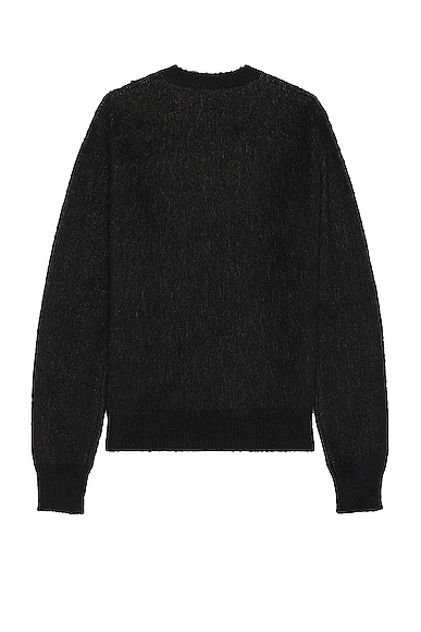 Shop Amiri Record Wolf Sweater In Black