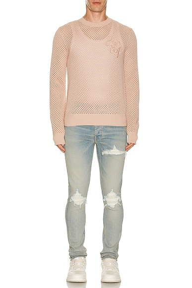 MA Swirl Crotchet Crewneck