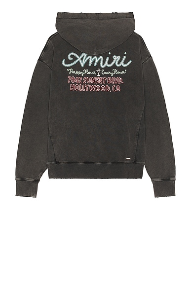 Amiri Neon Lights Hoodie in Black