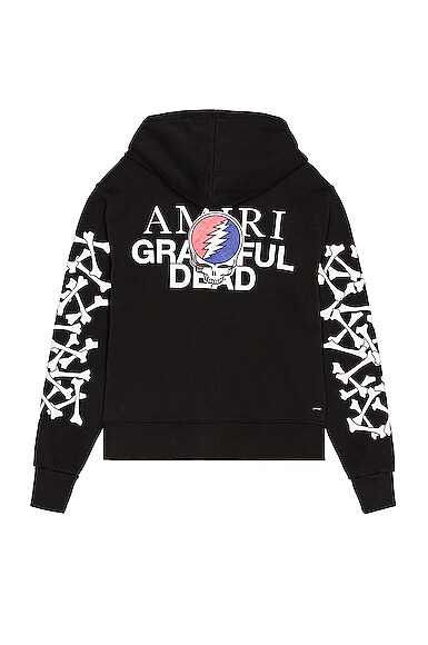 Amiri Grateful Dead Bones Hoodie in Black FWRD